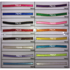 CINTA DOUBLE FACE LUREX DORADO 1/8 3MM ROLLO 100 YDS