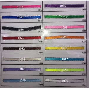 CINTA DOUBLE FACE LUREX PLATEADO 1/8 3MM ROLLO 100 YDS