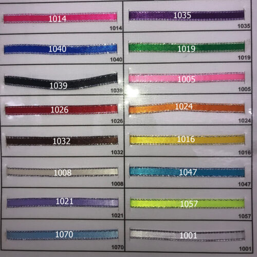 CINTA DOUBLE FACE LUREX PLATEADO 1/8 3MM ROLLO 100 YDS