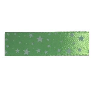 CINTA SATIN ESTAMPADA ESTRELLA CIS-00676-1P 25 YDS