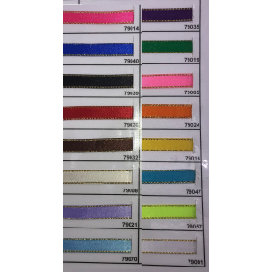 CINTA DOUBLE FACE LUREX DORADO  3/8 10MM ROLLO 50 YDS