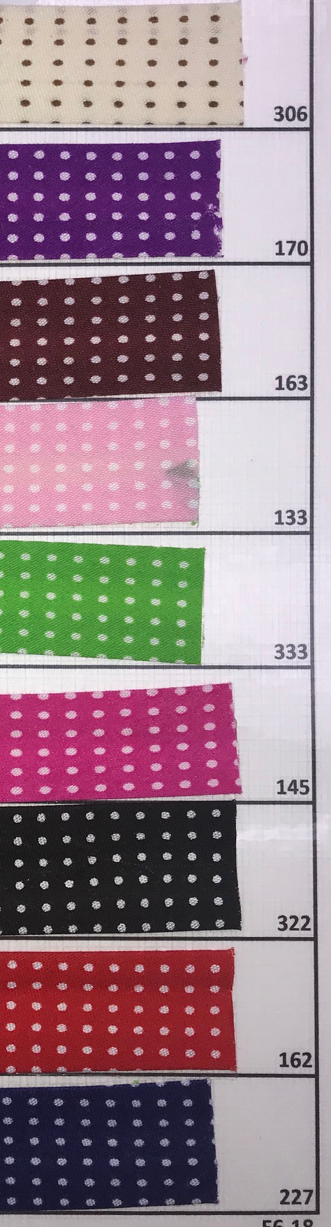 SESGO PLANO BOLITA  72 YDS  0510 2.5CM