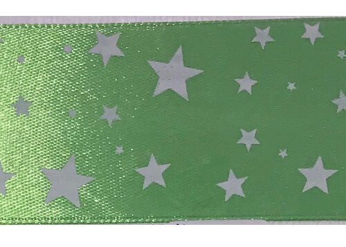 CINTA SATIN ESTAMPADA ESTRELLA CIS-00678-1-1/2 25 YDS