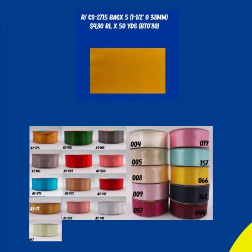 CINTA SATIN 2715 1" y 1/2
