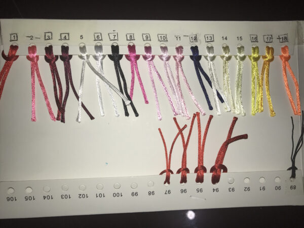 CORDONES SEDA
