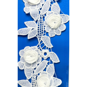 Guipiur zz-1289 - 15 YDS  Seda Leche 3D